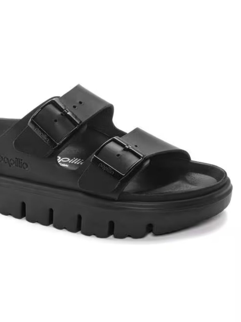 NEW BirkenstockARIZONA Papillio Exquiste Black Chunky Sandals 40 Womens 9 - Picture 4 of 4